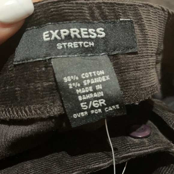 Express Stretch Corduroy Pants-NWT🩳🏷 - Picture 5 of 5